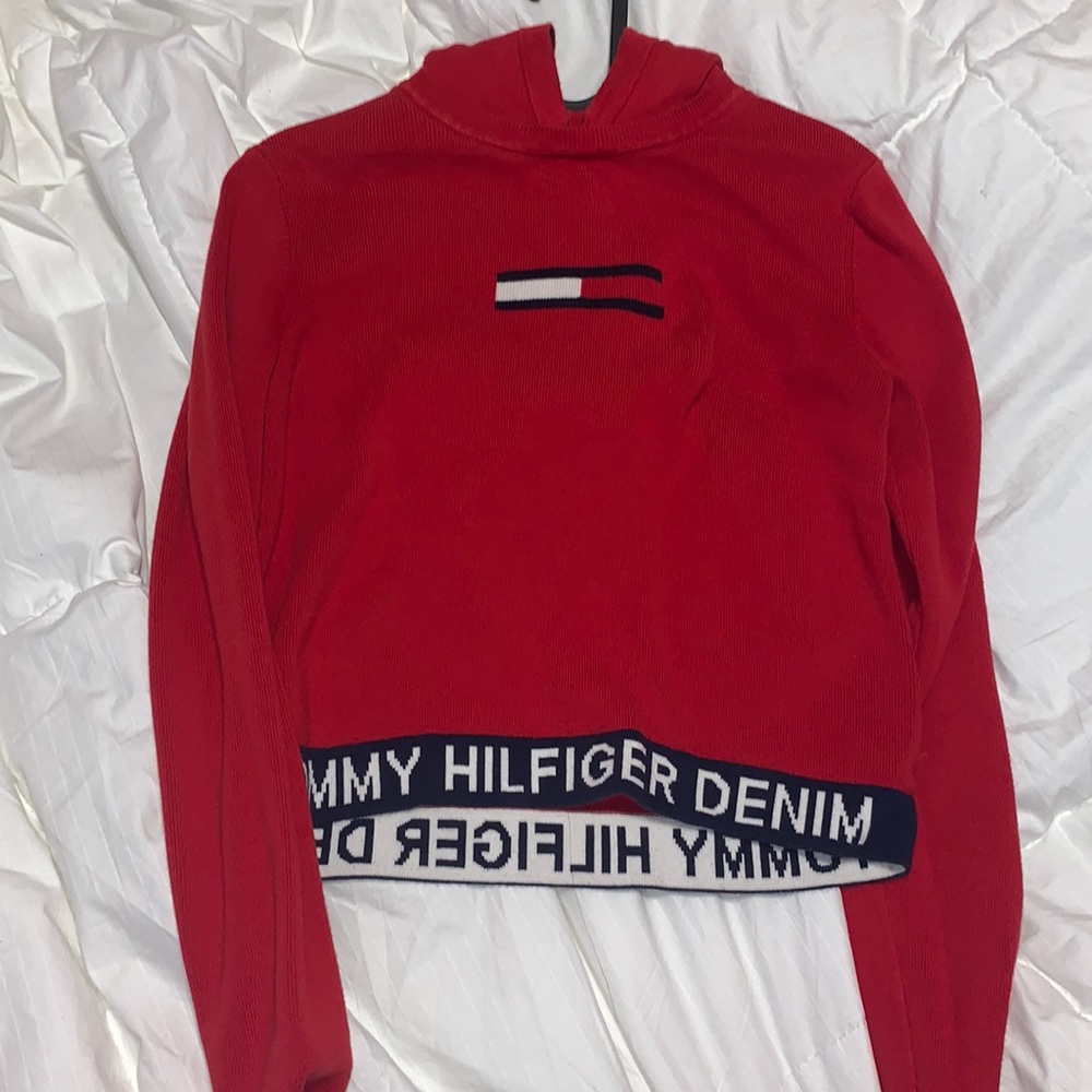 TOMMY HILFIGER CROPPED SWEATER